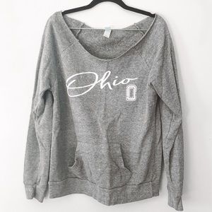 •Ohio State off the shoulder sweatshirt•